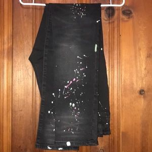 Amiri art patch jeans